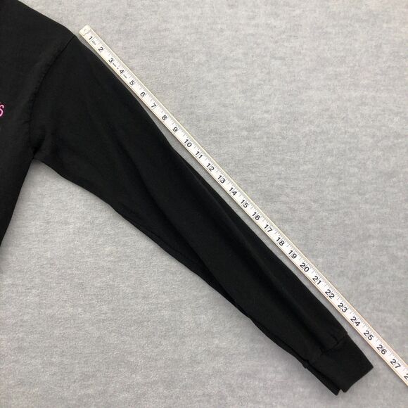 Bucees T Shirt Adult Size Small UFO Out of This World Long SLeeve Black Cotton - Picture 12 of 16